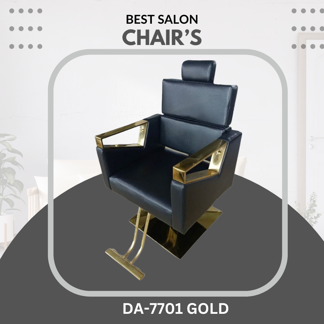 BARBER SALON CHAIR  [DA-7701] gold